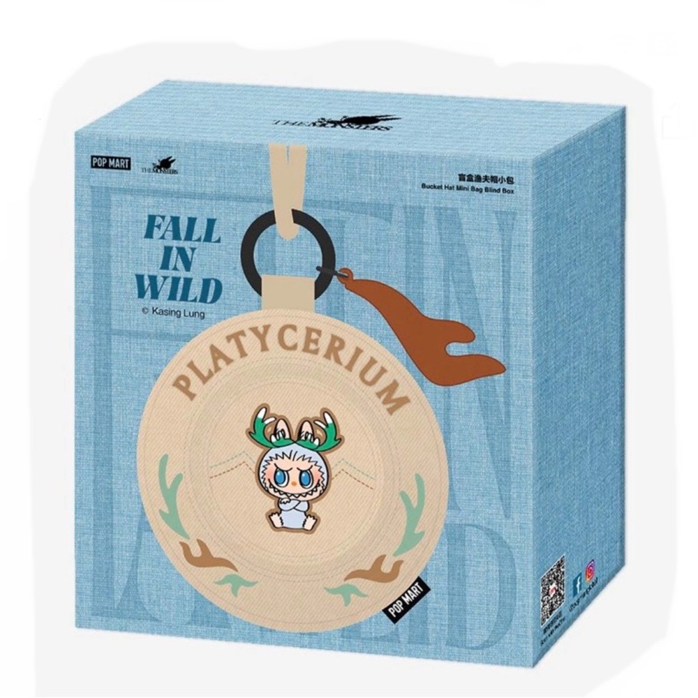 POP MART Labubu THE MONSTERS FALL IN WILD SERIES- Bucket Hat Mini Bag Blind Box